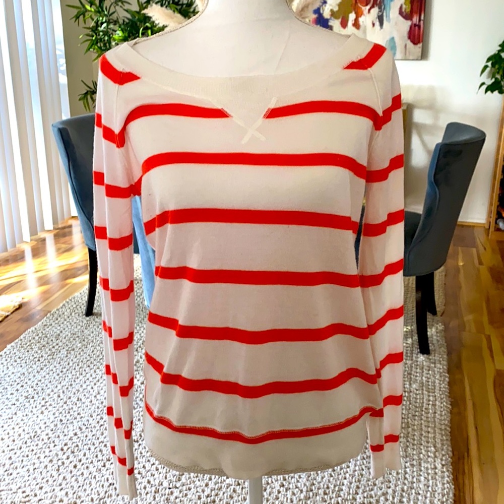 Splendid Striped Sweater Sz M